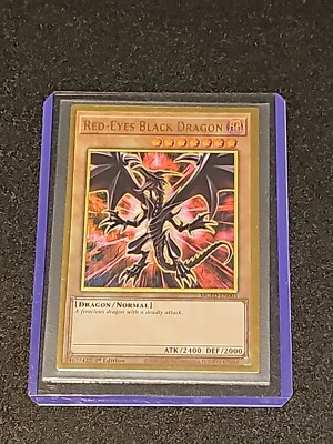 Yu-Gi-Oh! x1 Red Eyes Black Dragon - Alt Art - MGED-EN003 Gold Rare -image