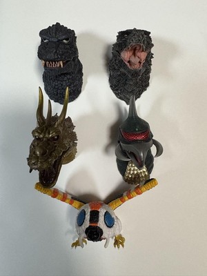 Godzilla Monster Head Magnet Ichiban Kuji 5-Pack Bulk Sale-image