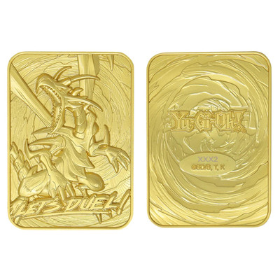 Yu-Gi-Oh! Limited Edition 24k Gold Plated Metal Card | Red Eyes B. Dragon-image