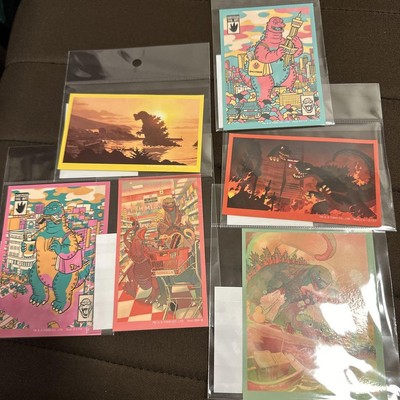 Godzilla The Art Sticker A B All 6 Types Set-image