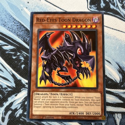 Yugioh Red-Eyes Toon Dragon LDS1-EN066 Common 1st Ed NM -image