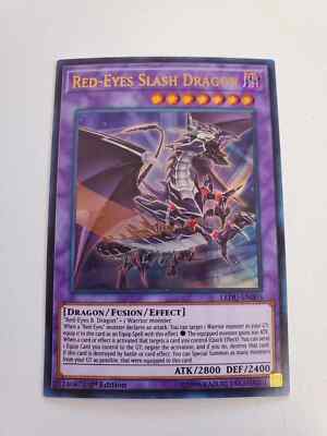 Red-Eyes Slash Dragon LEDU-EN003 Ultra Rare MINT Yugioh Legendary Duelists Pack-image
