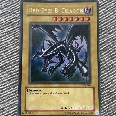 Yugioh Red-Eyes B. Dragon SDJ-001  Starter Deck Joey Original-image
