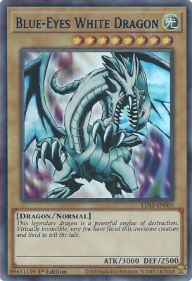 Blue-Eyes White Dragon (Blue) LDS2-EN001 Legendary Duelists: Season 2 1st...-image