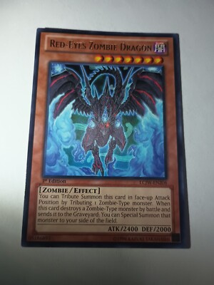 Red-Eyes Zombie Dragon LCJW-EN206 Legendary Collection 4: Joey's World 1st...-image