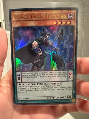 Yu-Gi-Oh! Black Fang Mag Yugiician PEVO-EN004 1st Edition Ultra Rare NM 1119#116-image