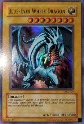 Yugioh 2004 Blue-Eyes White Dragon #2 SKE-001 Near Mint-image