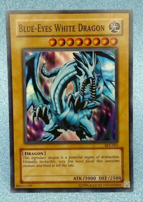YU-GI-Oh Blue-Eyes White Dragon SKE-001 1996-image