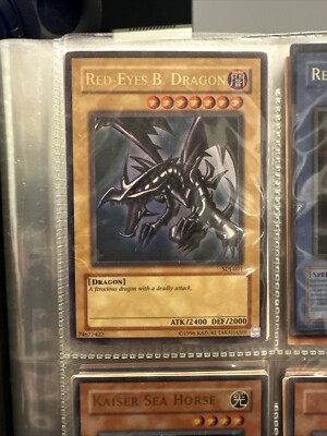 Yu-Gi-Oh! TCG Red-Eyes B. Dragon Joey SDJ-001 Unlimited Ultra Rare-image