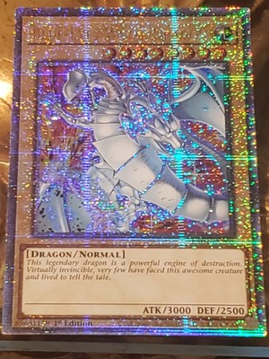Blue-Eyes White Dragon (Alt Art) 1ST ED Quarter Century RA04-EN002 Yu-Gi-Oh!-image