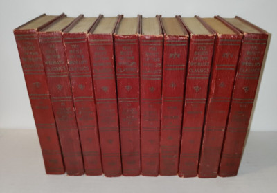 1909 Funk&Wagnalls Best Of The Worlds Classics Restricted To Prose 10V Book Set-image