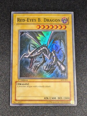 Yugioh - Red-Eyes B. Dragon SDJ-001 1st Edition Ultra Rare HP-image