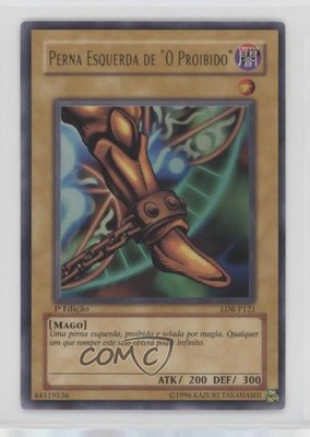 2002 Yu-Gi-Oh! Legend Blue Eyes White Dragon Left Leg of the Forbidden One pq5-image