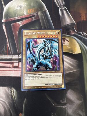 Yu-Gi-Oh! TCG Blue-Eyes White Dragon 2017 Mega-Tins Promos CT14-EN002 Limited...-image