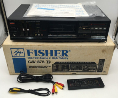 Fisher CAV-785 amplifier (no remote)-image