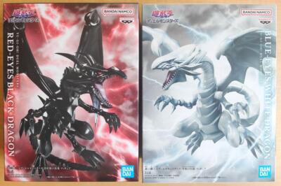 Yu-Gi-Oh Blue Eyes White Dragon Red Eyes Black Set of 2 Figure Japan New YGO-image