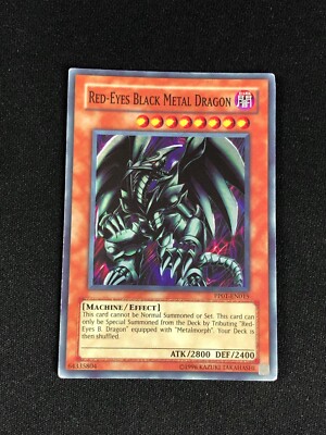 YUGIOH RED-EYES BLACK METAL DRAGON PP01-EN015 SUPER PLAY/EDGEWARE-image