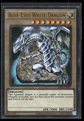 Blue-Eyes White Dragon Ultra Rare SDBE-EN001 Saga of Blue Eyes White Dragon-image