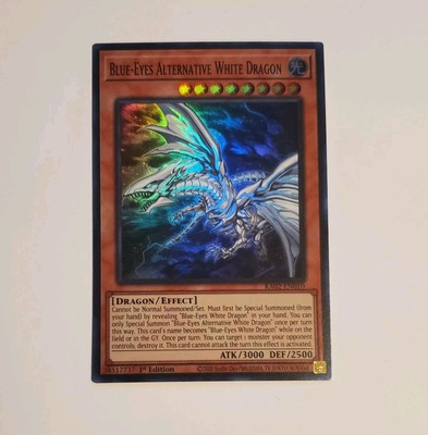 Blue-Eyes Alternative White Dragon Super Rare RA02-EN010 25th Anniversary-image