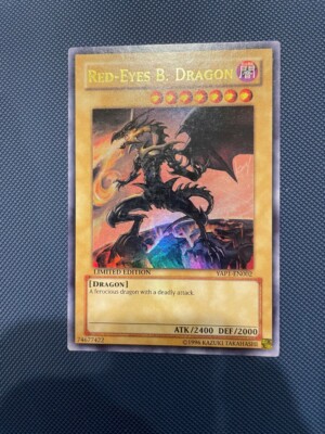 Red Eyes Black Dragon YAP1-EN002 LIMITED EDITION EXCELLENT CONDITION/VLP-image