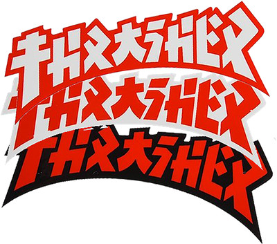 THRASHER GODZILLA DIE-CUT DECAL 1.5