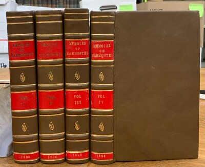 1806 Memoirs Jean-Francois Marmontel Second Edition Complete Set London Imprint-image