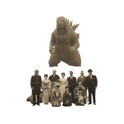 Godzilla Graduation Scene Vinyl Car Decal Sticker – Waterproof & UV-Resistant-image