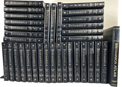 32 VOLUME SET with INDEX- Encyclopedia Britannica Hardcover 15th Edition 1988-image