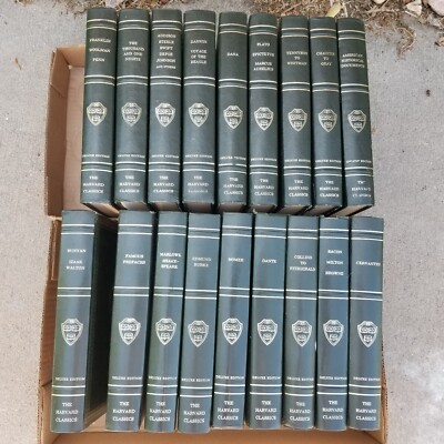 Harvard Classics Deluxe Edition, Set 18 Volumes Books-image