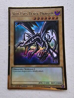 Red-Eyes Black Dragon MAGO-EN003 Maximum Gold 1st Edition-image