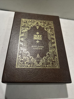 The Holy Bible King James Version Self Pronouncing Edition Vol 1-6 Set Slipcase-image
