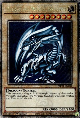 Yugioh! Blue-Eyes White Dragon - MP24-EN001 - Quarter Century Secret Rare - 1st -image