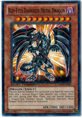 Yugioh Red-Eyes Darkness Metal Dragon Duel Terminal 4 DT04-EN060 English-image