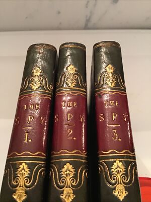 1825 The Spy; A Tale of the Neutral Ground - James Fenimore Cooper 3 Volume Set-image