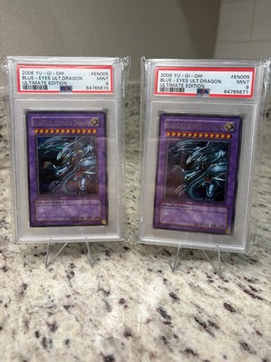 PSA 9 MINT 2006 Blue Eyes Ultimate Dragon JMP-EN005 Ultimate Edition Yu-Gi-Oh-image