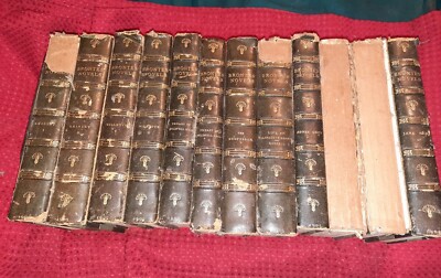 XXRARE 1905 12 VOL THORNTON EDITION  SET NOVELS SISTERS BRONTE PUB BY JOHN GRANT-image