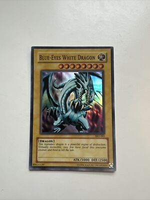 Yugioh Blue-Eyes White Dragon  SKE-001-image