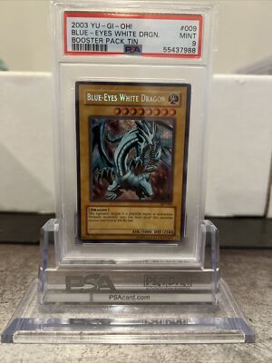 Yugioh Blue Eyes White Dragon Bpt-009 psa 9-image