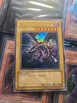 Yu-Gi-Oh!  LOB-E056 Red-Eyes B. Dragon Ultra Rare Unlimited Edition-image