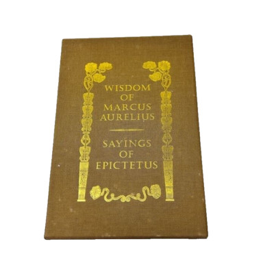 Easton Press Wisdom of Marcus Aurelius, Sayings of Epictetus 2 Book Set & Case-image