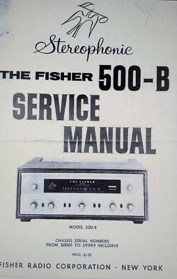 Fisher 500-B  500B Vacuum Tube Receiver Restoration Kit-image