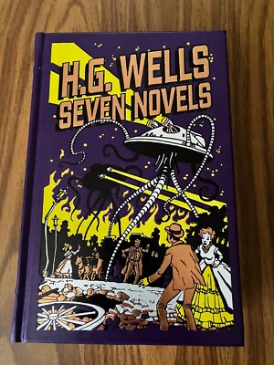 H.G. WELLS SEVEN NOVELS (Barnes & Noble Leather Bound) Excellent Condition-image