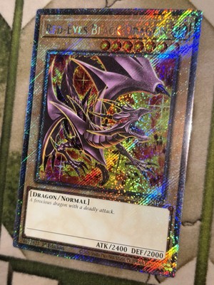 YuGiOh RED-EYES BLACK DRAGON Platinum Secret Rare RA04-EN109-image