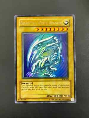 Yugioh Blue-Eyes White Dragon (SDK-001) - unlimited (slight fade) VLP-image