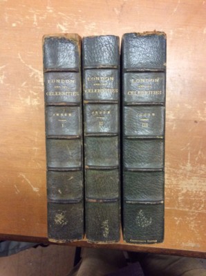 Leather Bound Set - London And Its Celebrities - John Heneage Jesse 3 Volume Set-image