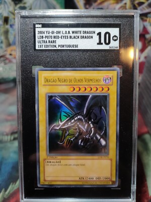 Yugioh Red Eyes B.  Dragon LOB 1st Portuguese 10-image