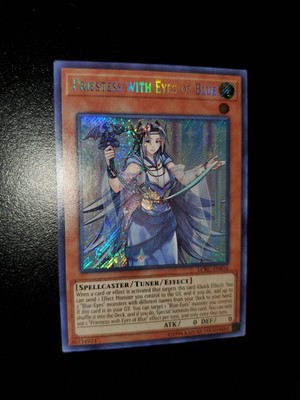 Yugioh Priestess With Eyes Of Blue SCR LCKC-EN016 Near Mint-image