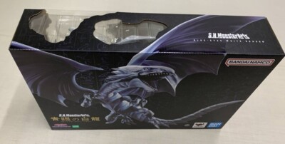 S.H.MonsterArts Blue Eyes White Dragon Yu-Gi-Oh Duel Monsters 2023 via FedEx -image