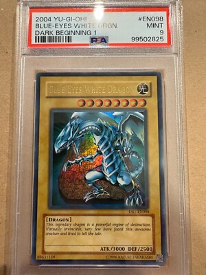 YuGiOh! Blue Eyes White Dragon Dark Beginnings 1 PSA 9-image