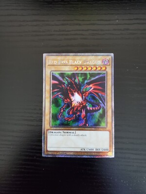 Yugioh - Red-Eyes Black Dragon (4th Art) Platinum Secret Rare - RA04-EN109-image